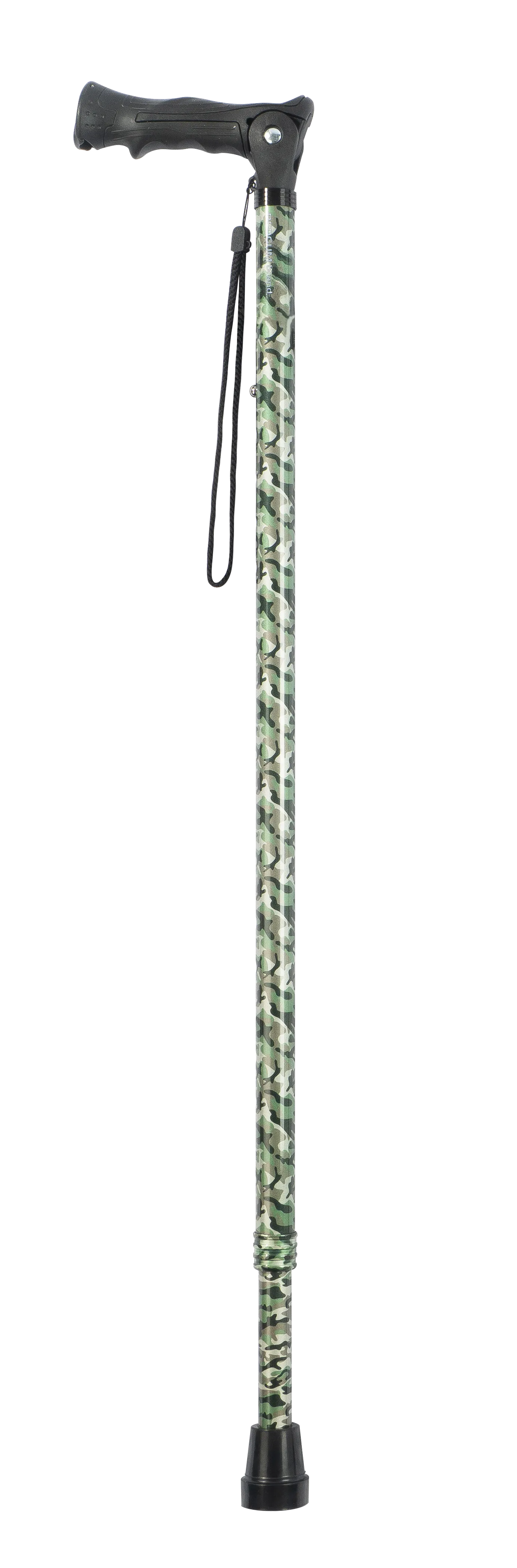 All-Terrain 2-in-1 Hybrid Hiking and Walking Stick with Adjustable Height and Comfort Grip