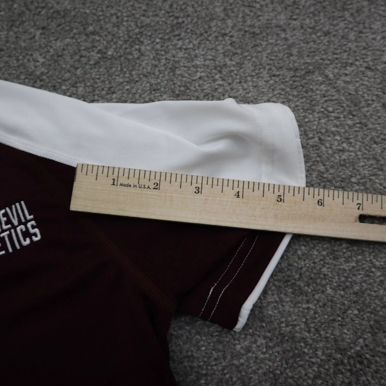 Adidas Climalite Womens Golf Polo Shirt Short Sleeve Maroon White Size Medium
