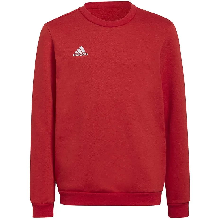 Adidas Entrada 22 Sweat Top Red H57473 116Cm