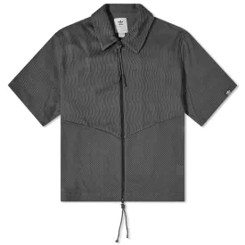 Adidas x SFTM Short Sleeve Zip Shirt, Black