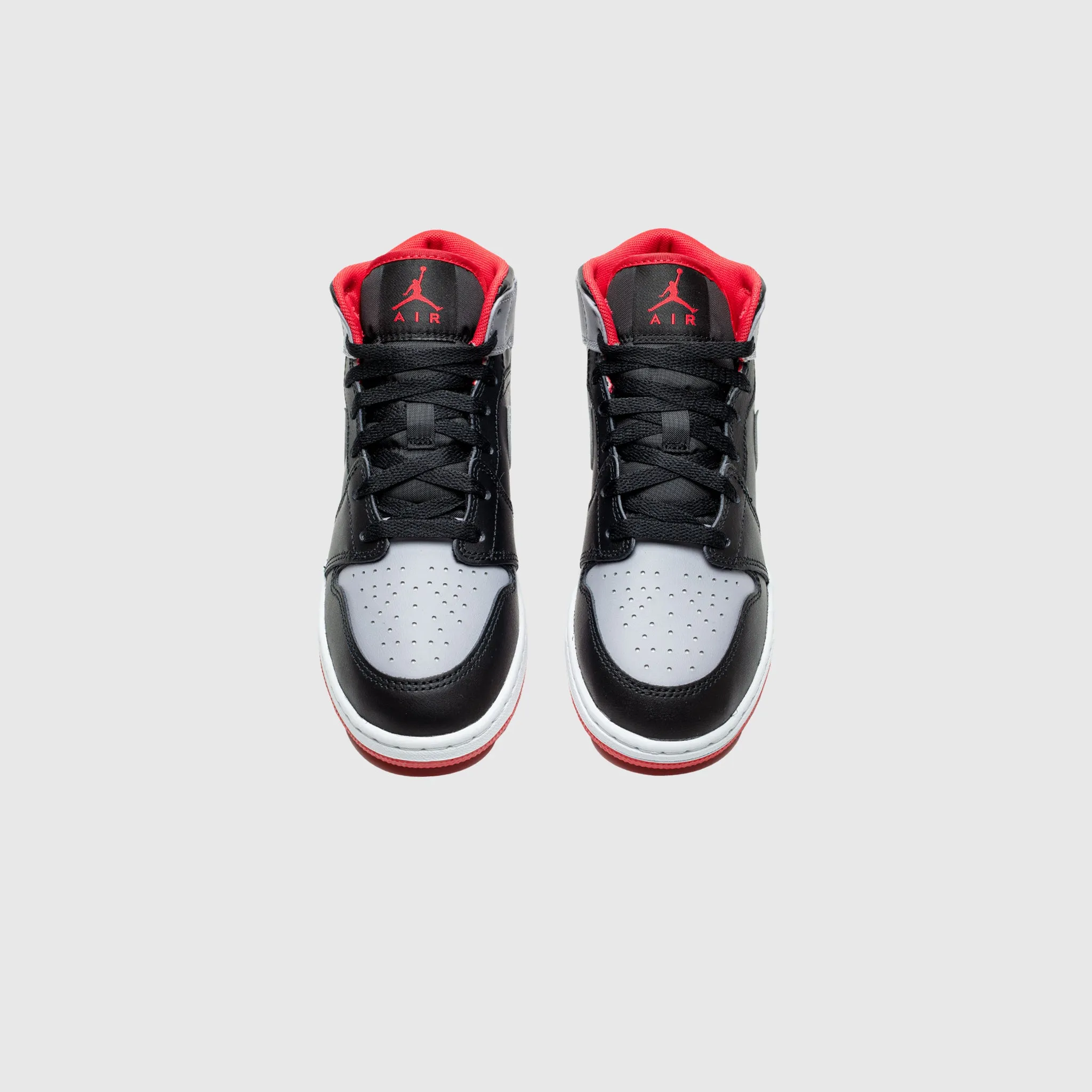 AIR JORDAN 1 MID (GS) "BLACK & CEMENT"
