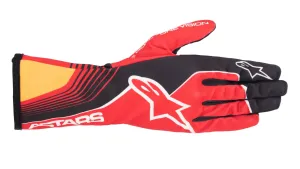 ALPINESTARS 3552223_3340_S TECH 1 K RACE v2 FUTURE Kart gloves, red/tangerine, Size S