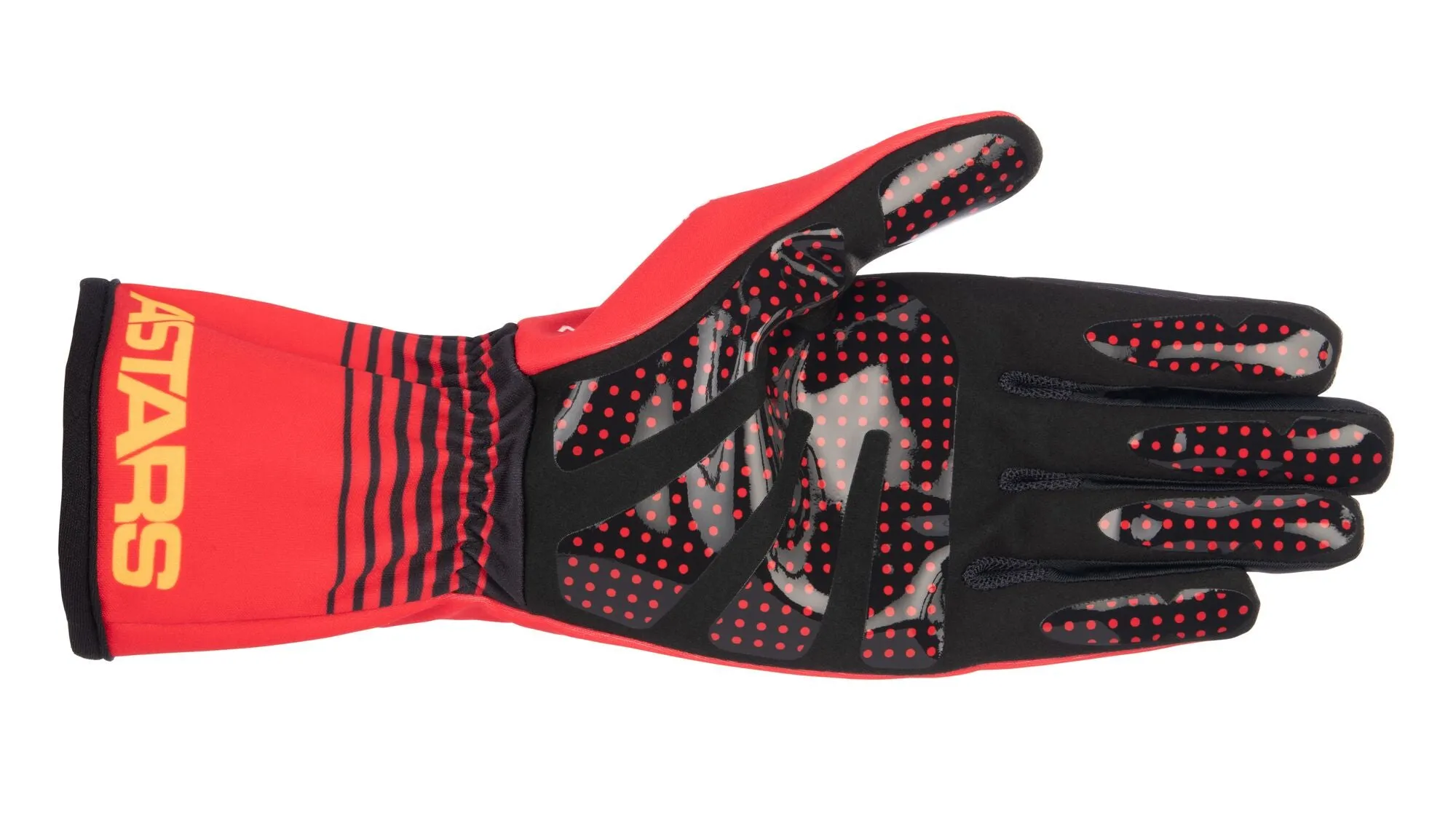 ALPINESTARS 3552223_3340_S TECH 1 K RACE v2 FUTURE Kart gloves, red/tangerine, Size S