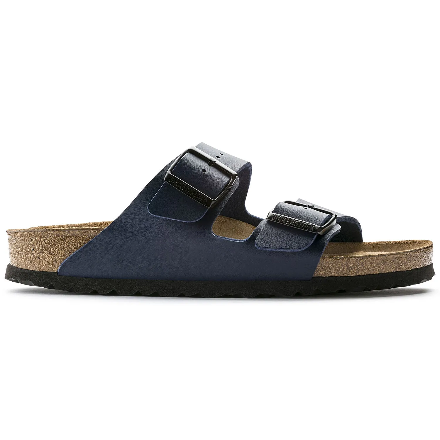 BIRKENSTOCK Unisex Arizona Leather Sandal, Blue Birko-Flor, 37 N EU