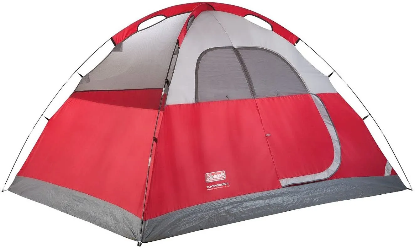 Coleman Flatwoods II 4 Person Red Dome Tent