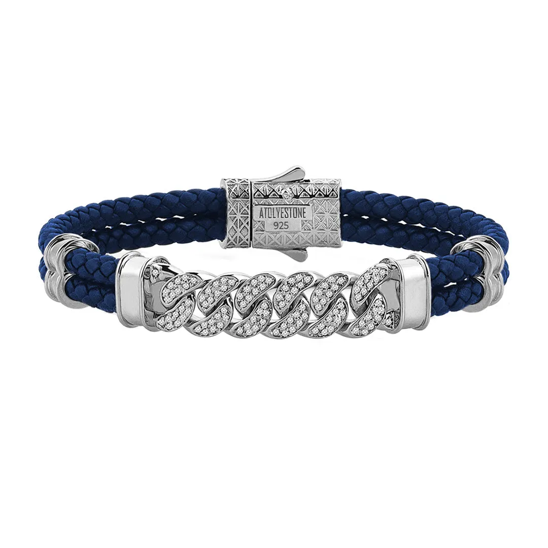Cuban Links Leather Bracelet