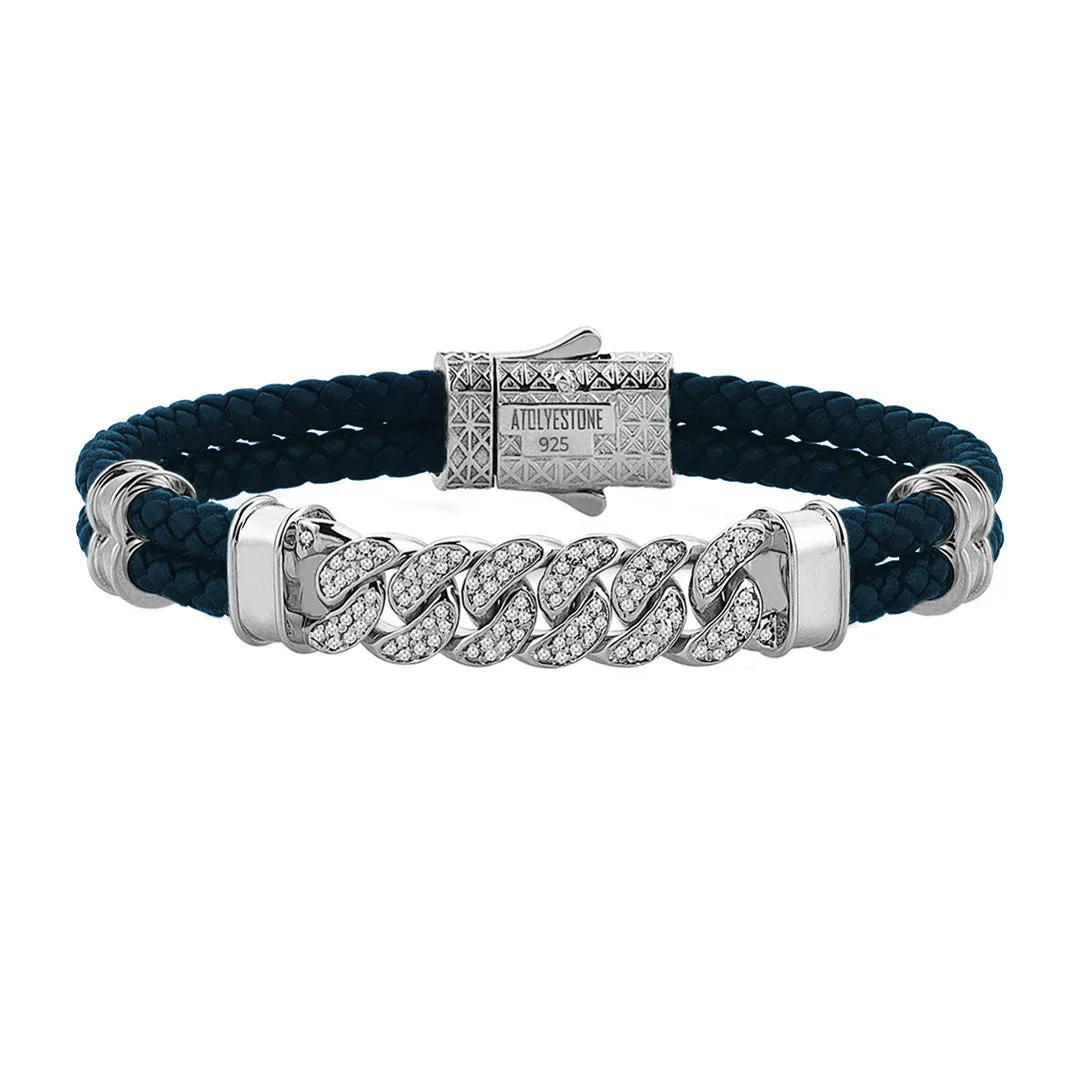 Cuban Links Leather Bracelet