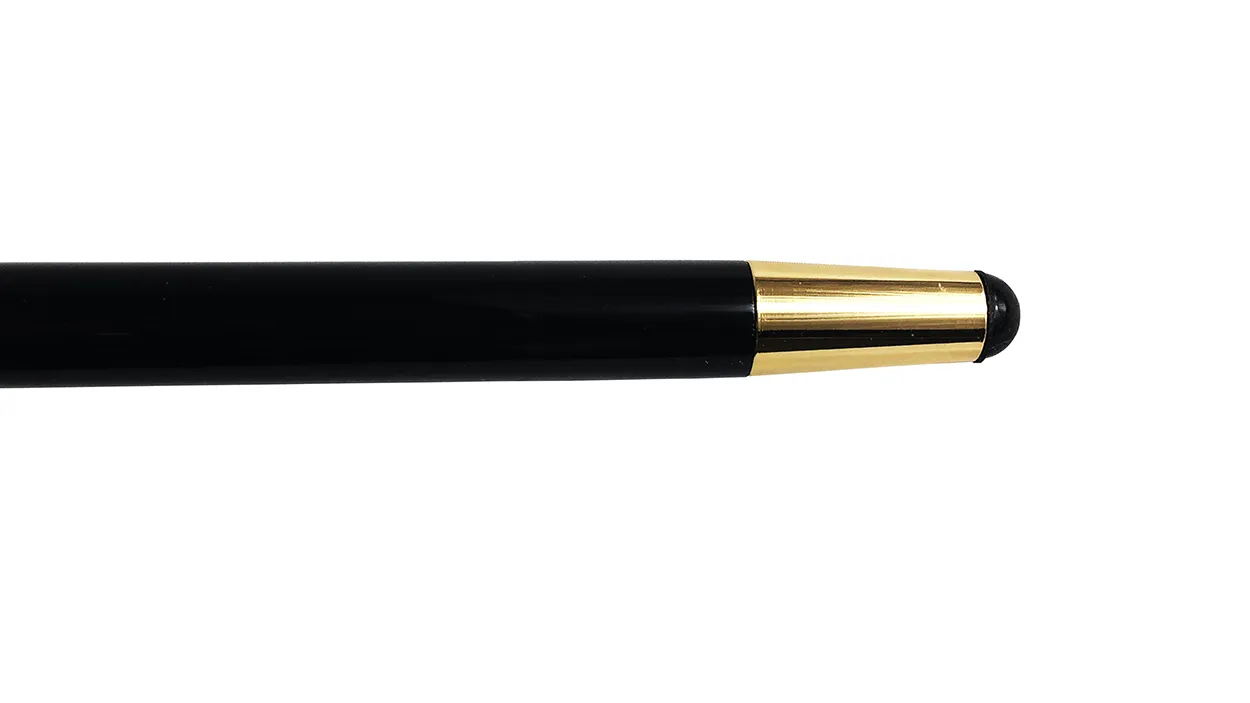 Elegant Walking stick - Brass 24k goldplated