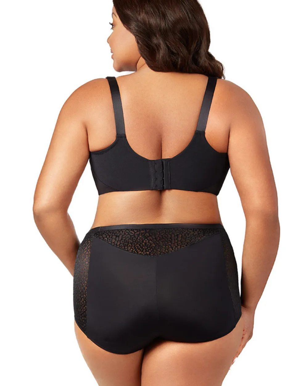 Elila Microfiber Underwire Sports Bra, Black | Black Elila Sports Bras