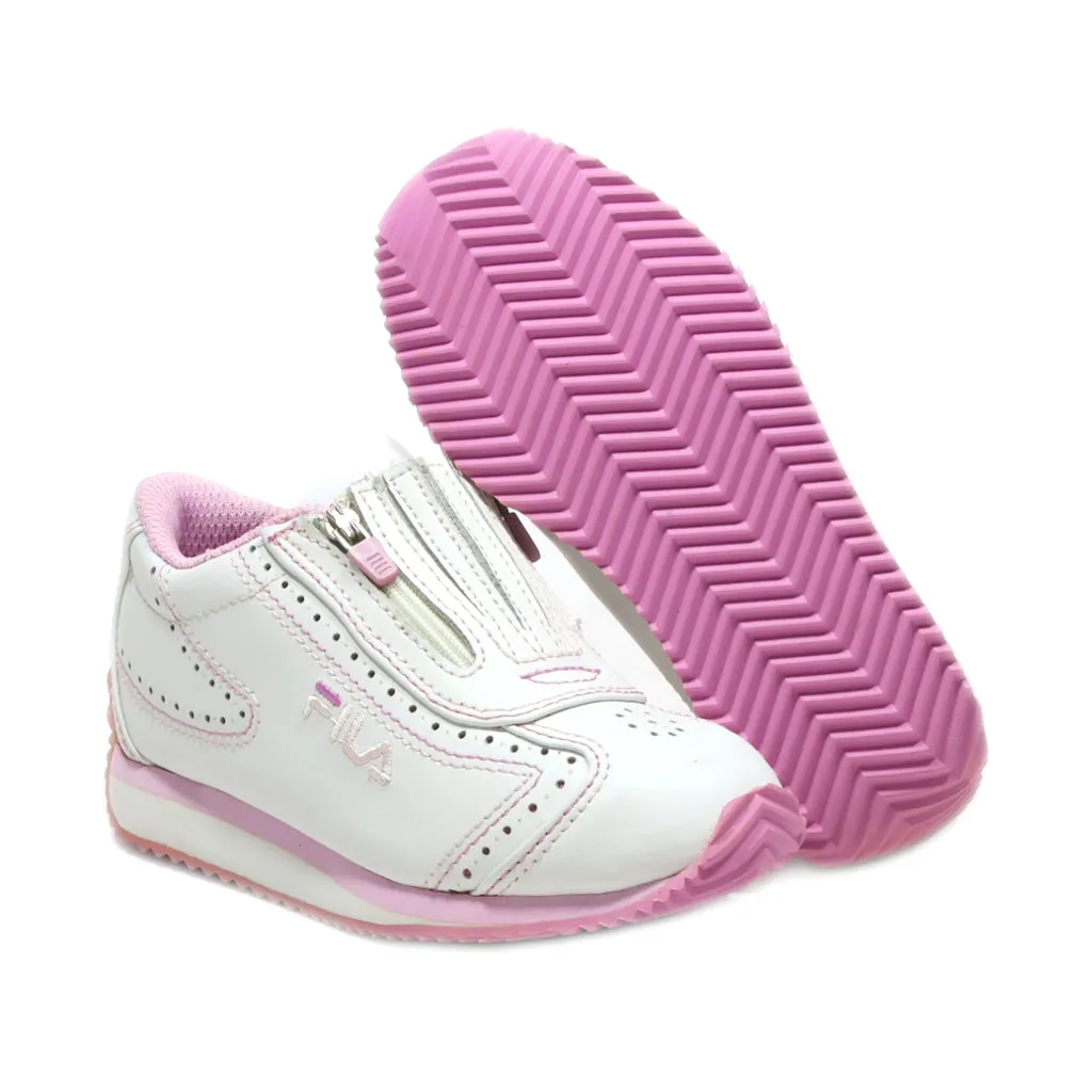 Fila Sneakers Leather White Colour For Kids