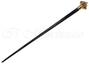 Fine Walking Sticks - Black Swarovski Strass