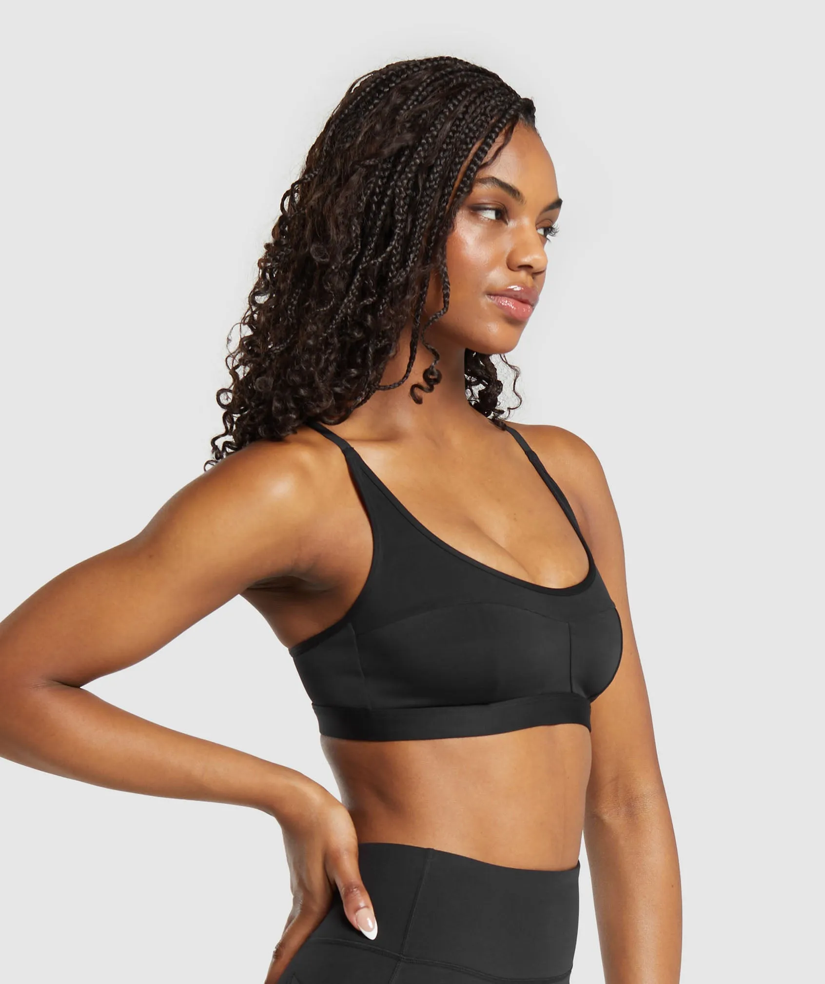 Gymshark Mesh Sports Bra - Black