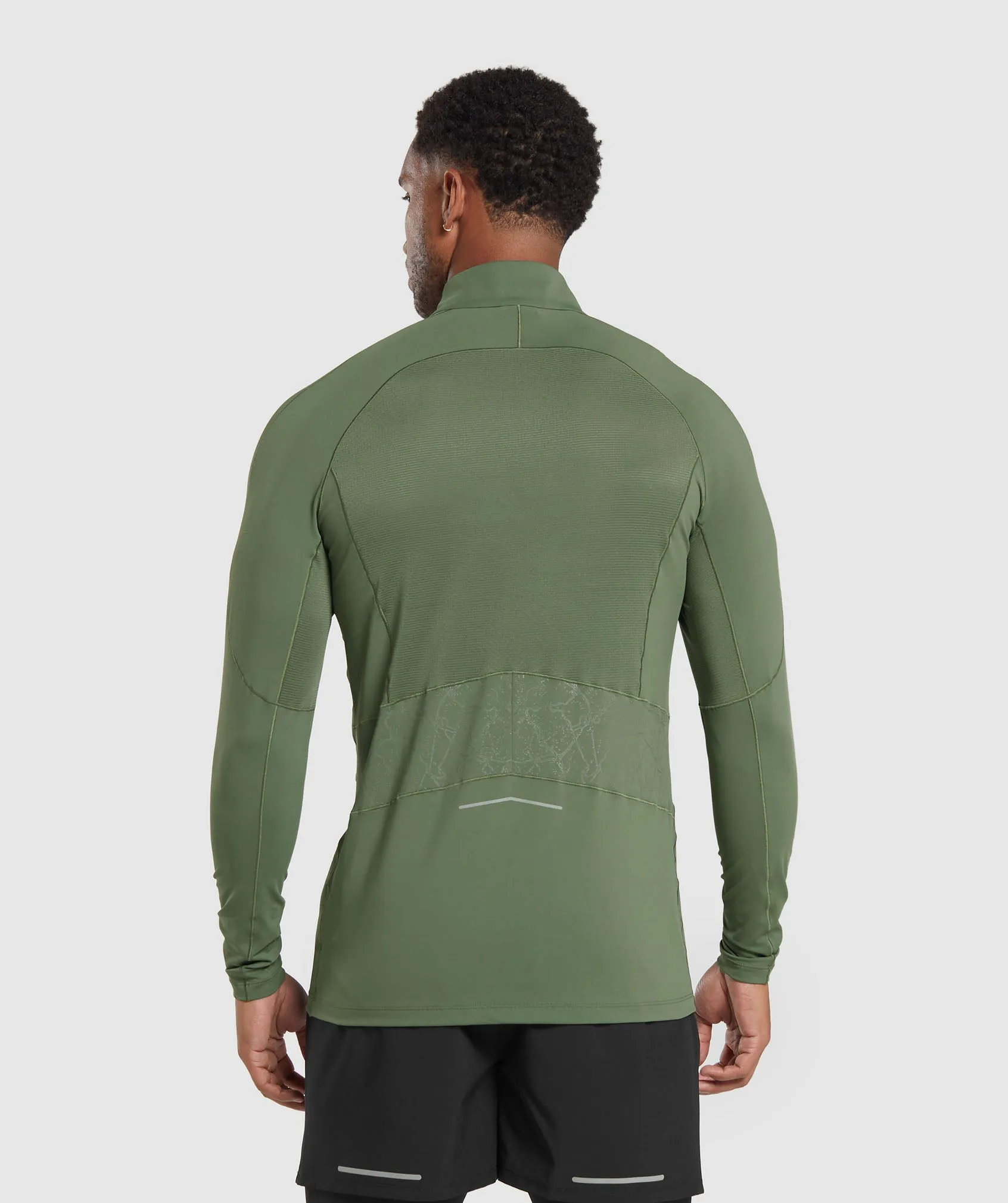 Gymshark Speed 1/4 Zip - Core Olive