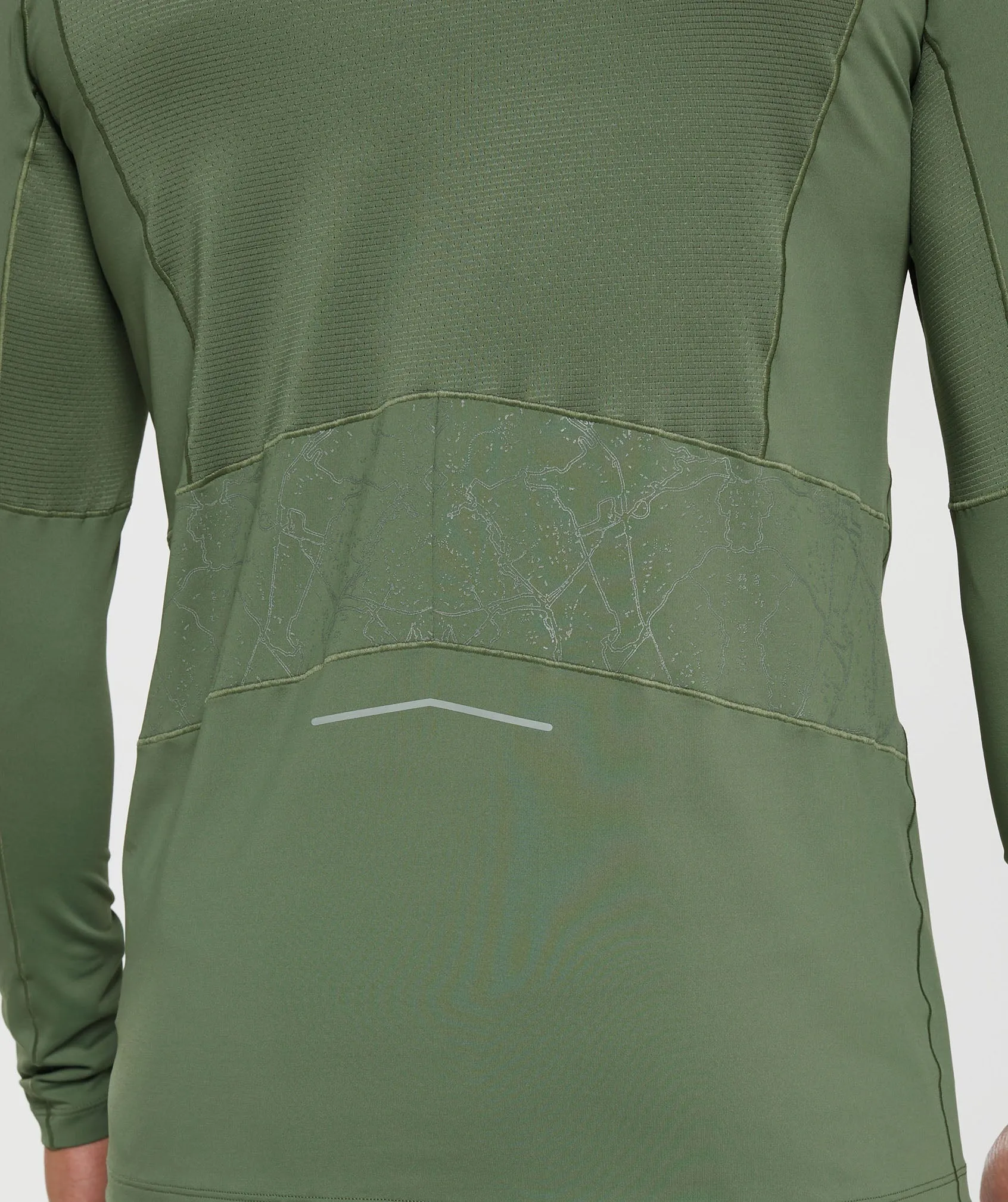 Gymshark Speed 1/4 Zip - Core Olive