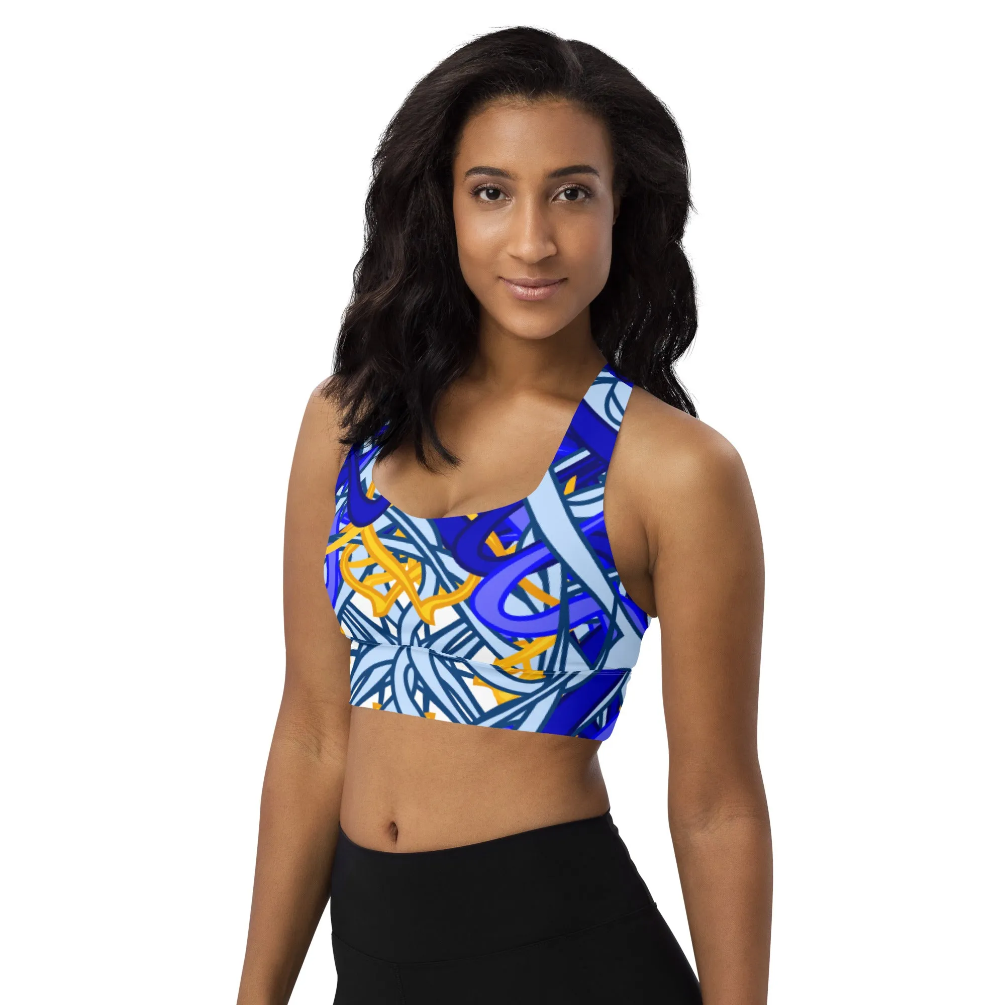 Longline sports bra Circular