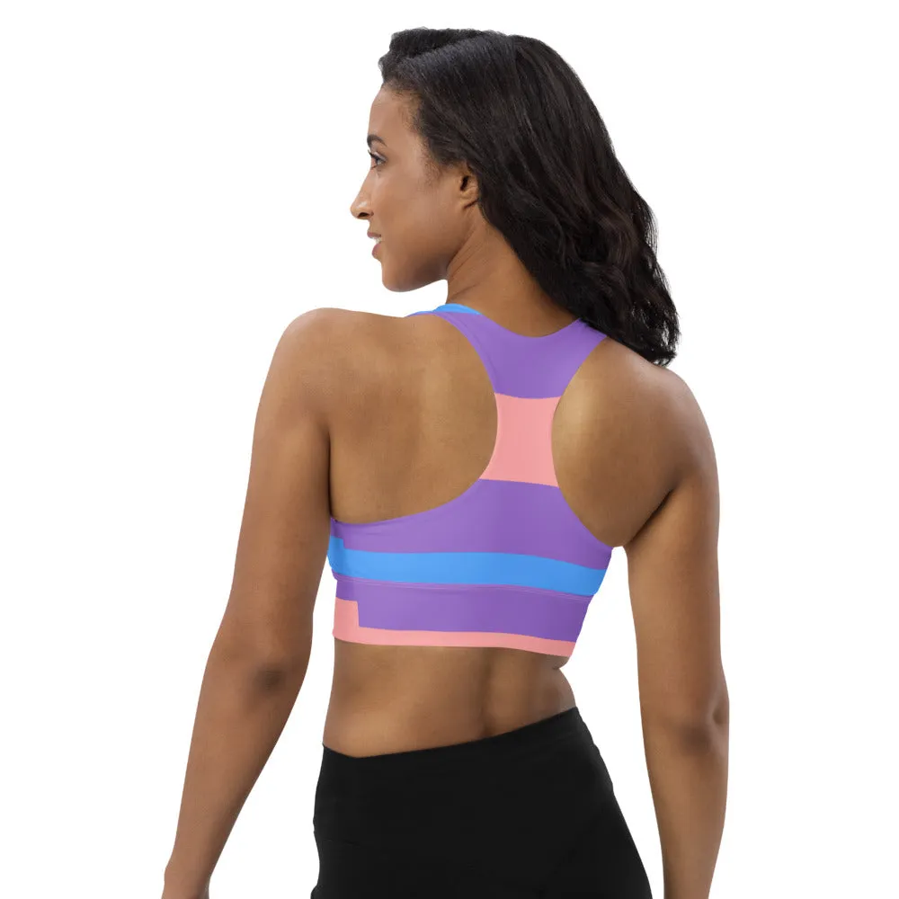Longline sports bra Spring Forward