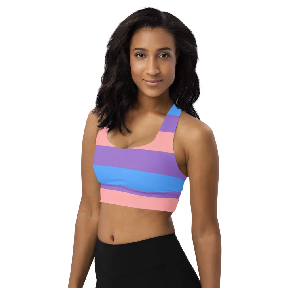 Longline sports bra Spring Forward