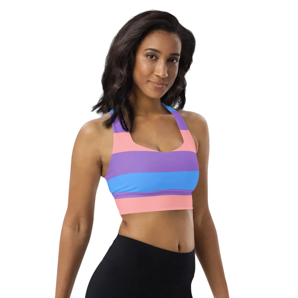 Longline sports bra Spring Forward