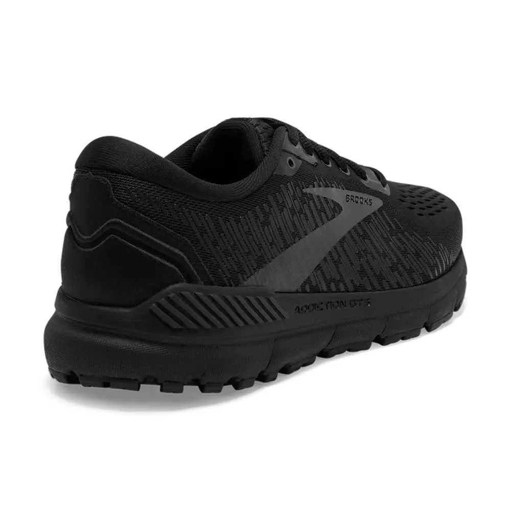 Men's Addiction GTS 15 Running Shoe- Black/Black/Ebony - Narrow (B)