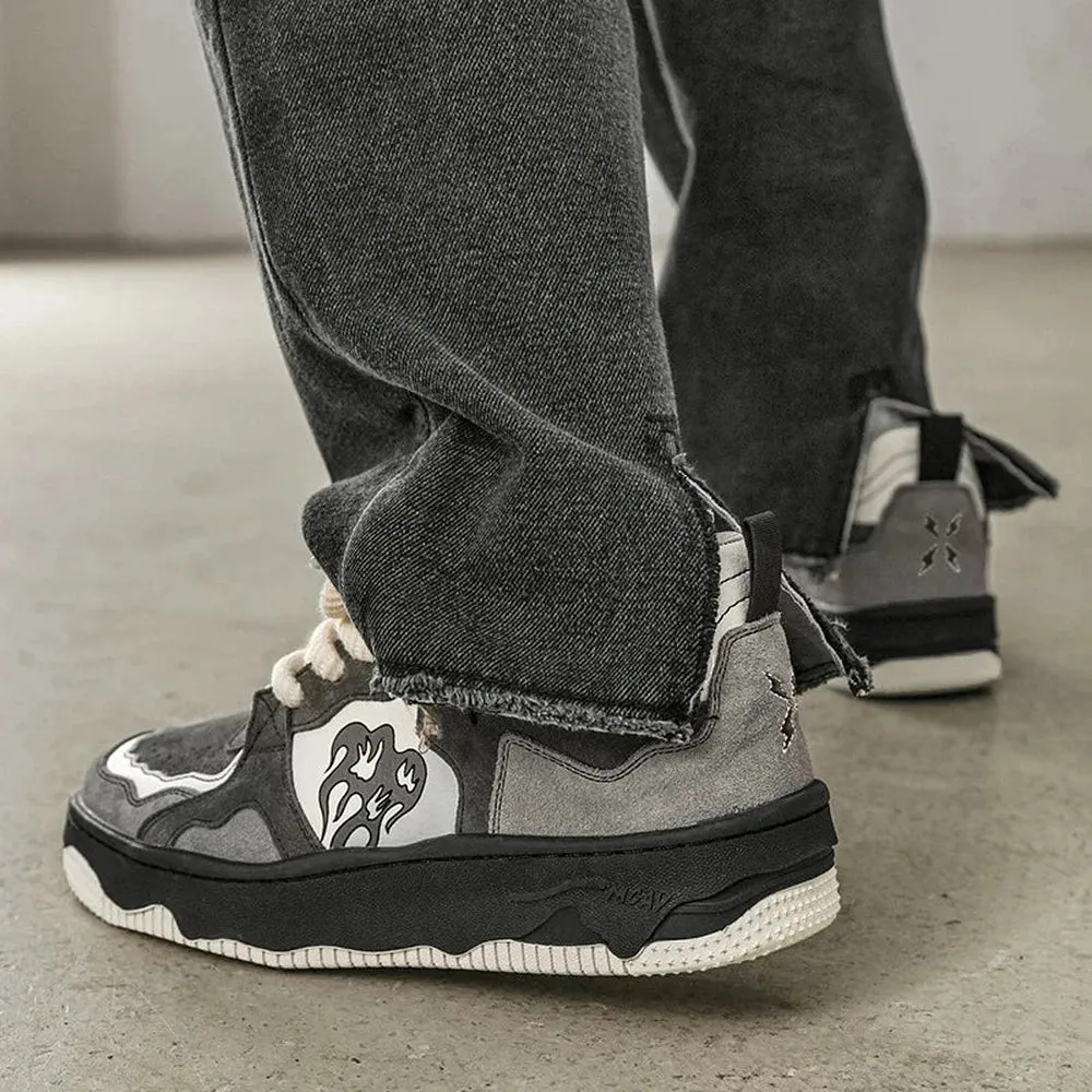 Merendy Luxiar  dark retro sneakers