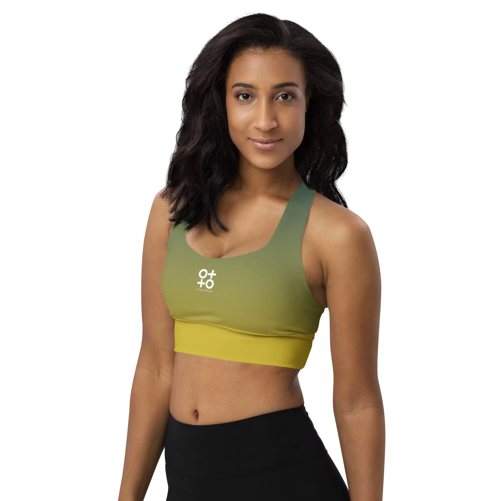 Miami Sunrise Longline Sports Bra