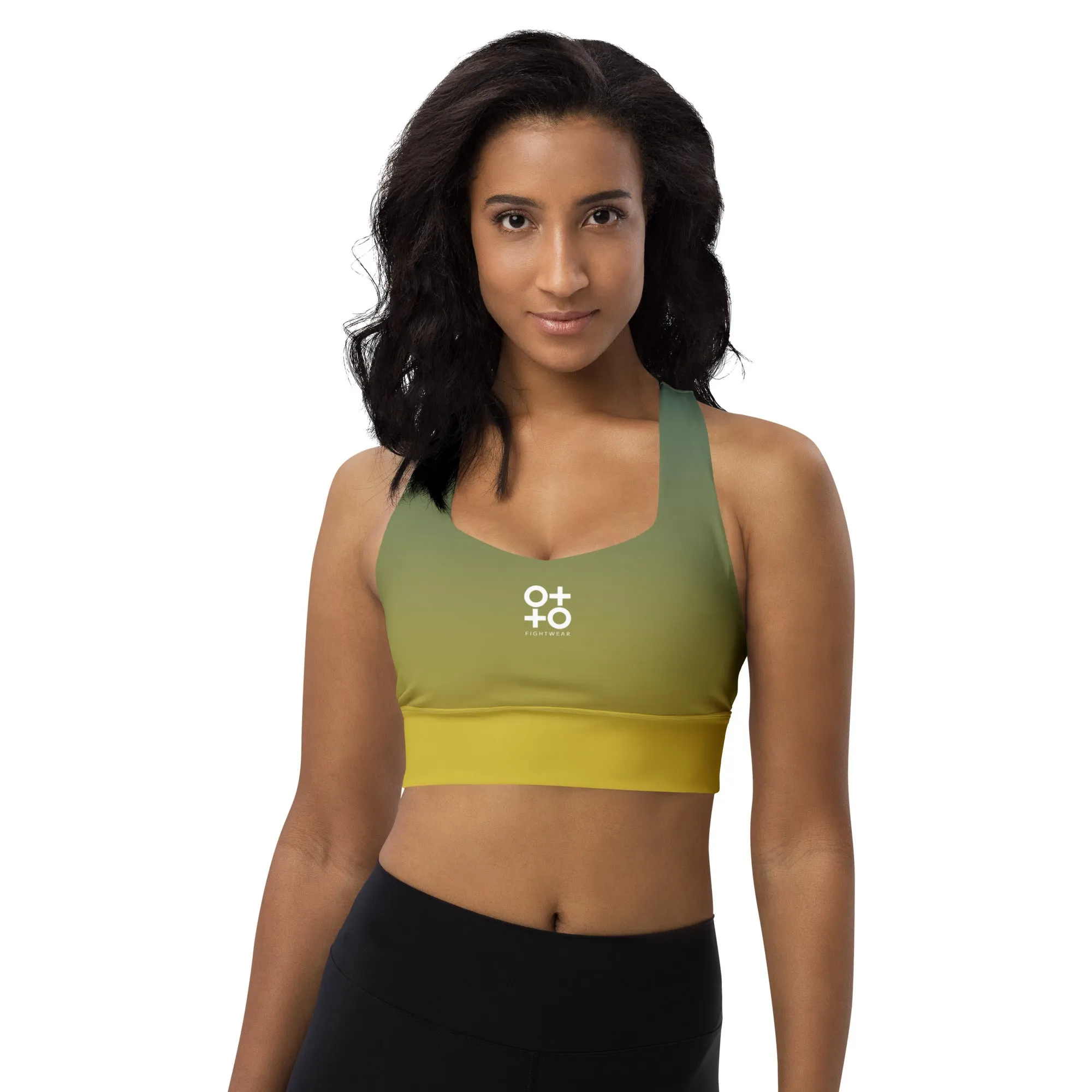 Miami Sunrise Longline Sports Bra