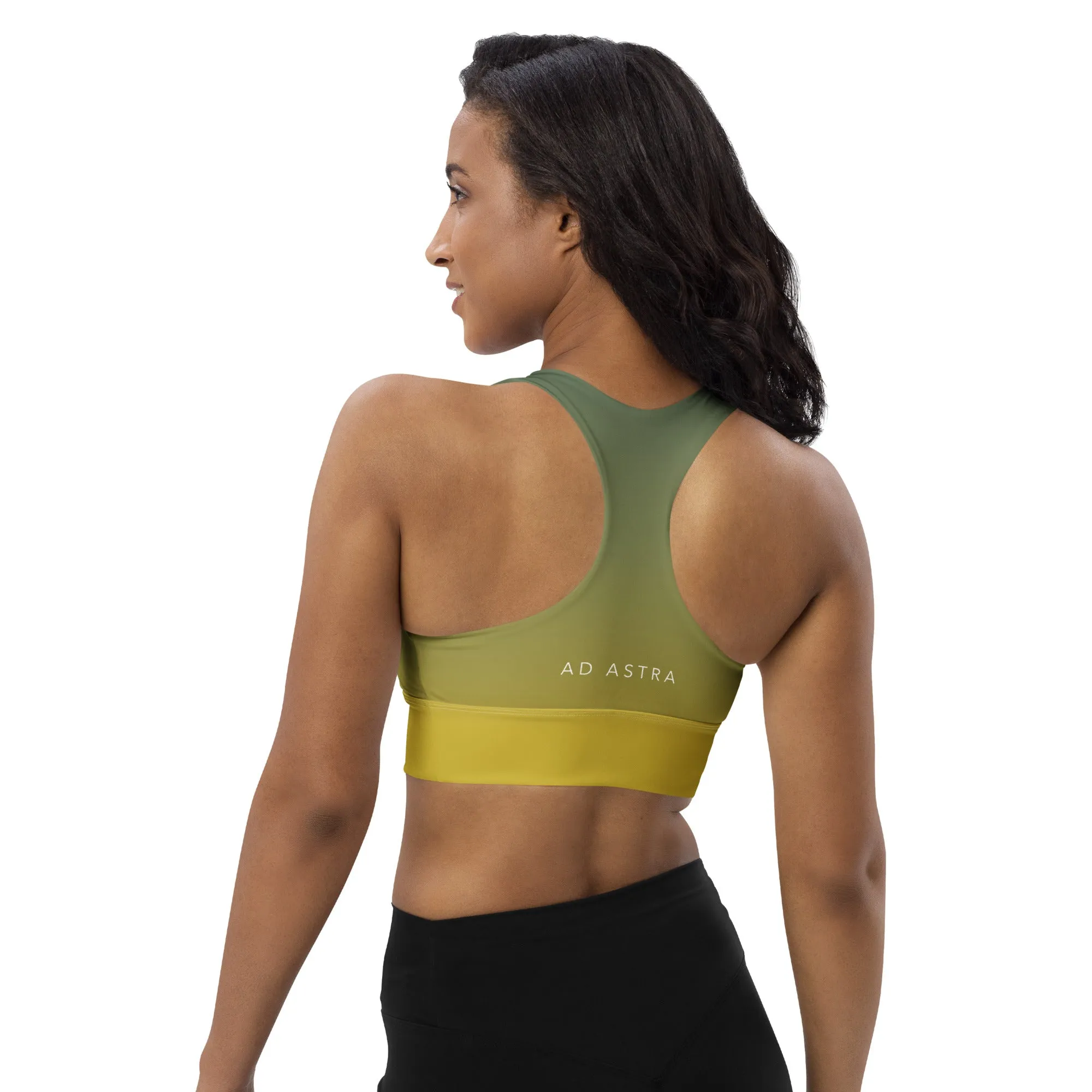 Miami Sunrise Longline Sports Bra