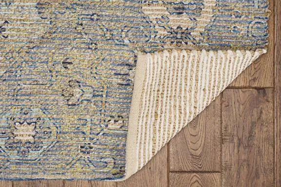 Morris 2232 Gramercy Blue/Yellow Rug