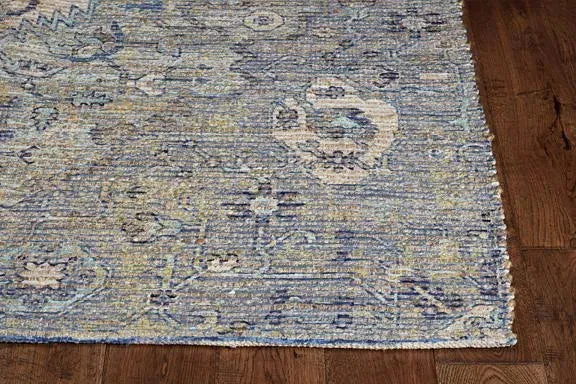 Morris 2232 Gramercy Blue/Yellow Rug