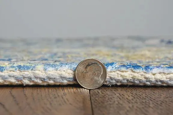 Morris 2232 Gramercy Blue/Yellow Rug