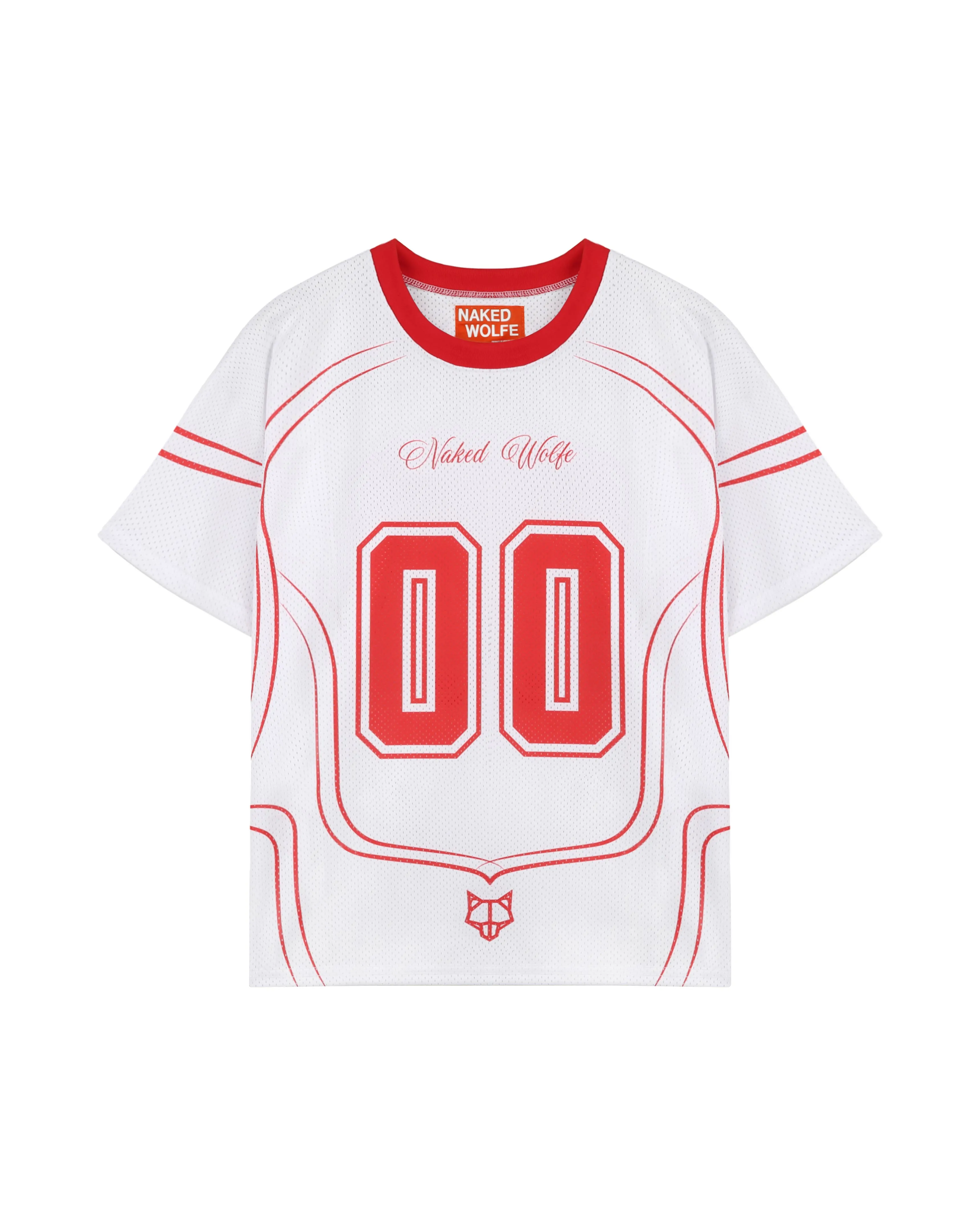 Naked Wolfe Jersey Top White
