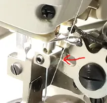 Needle Clamp with Walking Foot Actuator Arm for High Speed Lockstitch Machine G900-28