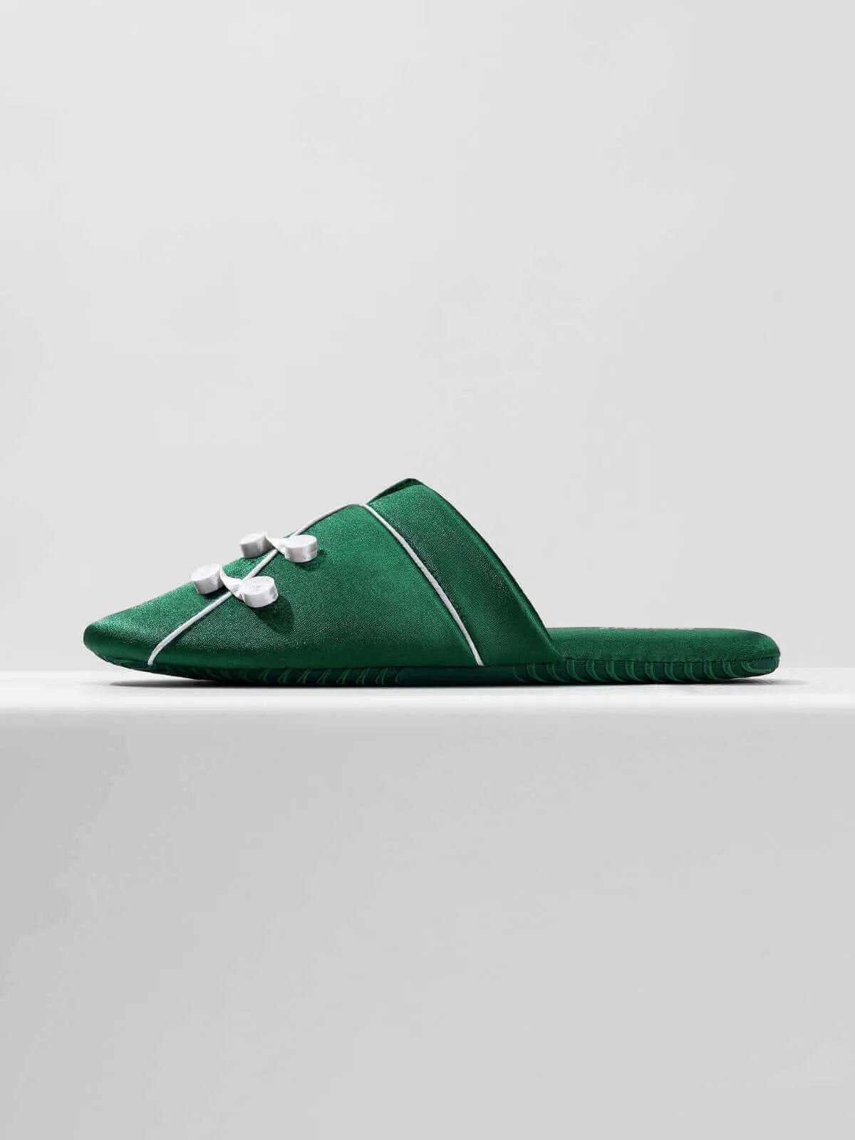 Qipao Collar Buckle Asian Style Slippers
