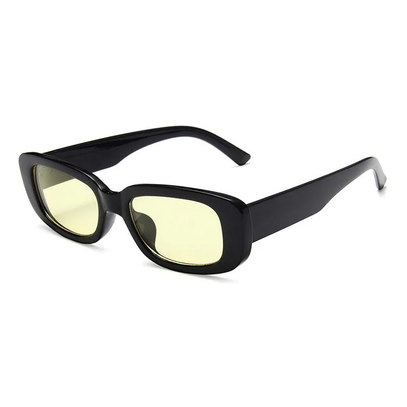 Rectangle Sunglasses Women Vintage Trending Square Shades UV400 Men Outdoor Sun Glasses