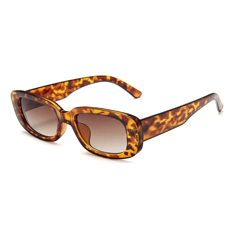 Rectangle Sunglasses Women Vintage Trending Square Shades UV400 Men Outdoor Sun Glasses