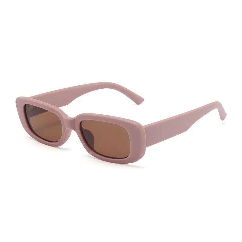 Rectangle Sunglasses Women Vintage Trending Square Shades UV400 Men Outdoor Sun Glasses