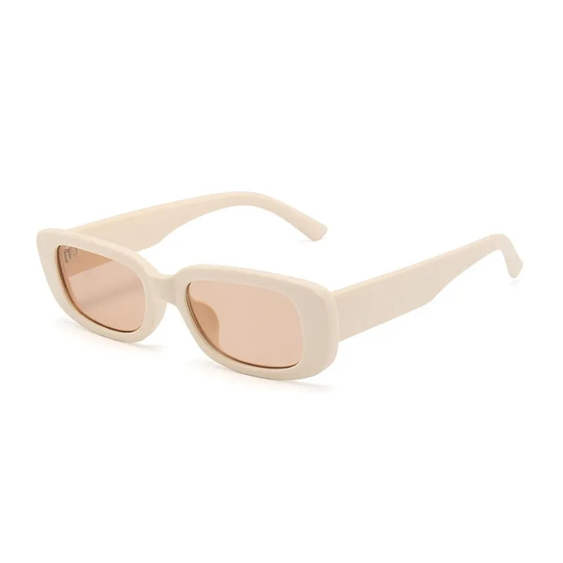 Rectangle Sunglasses Women Vintage Trending Square Shades UV400 Men Outdoor Sun Glasses