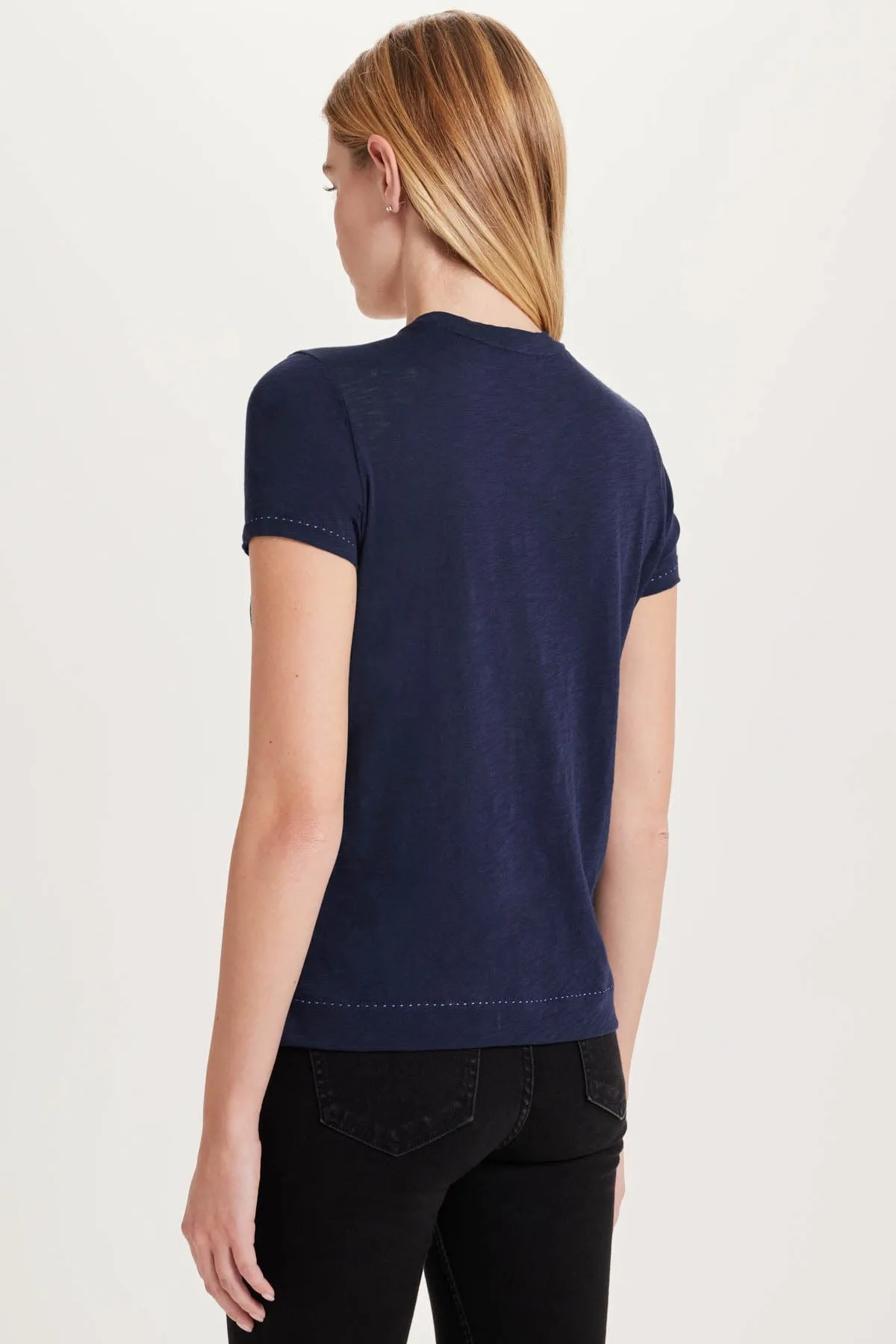 Running Stitch Pocket Tee