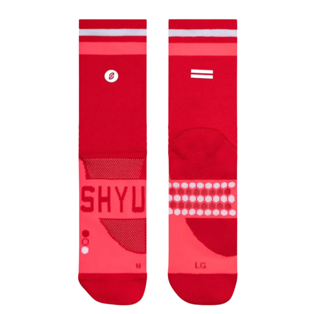 SHYU - Racing Socks - Red/White/Pink
