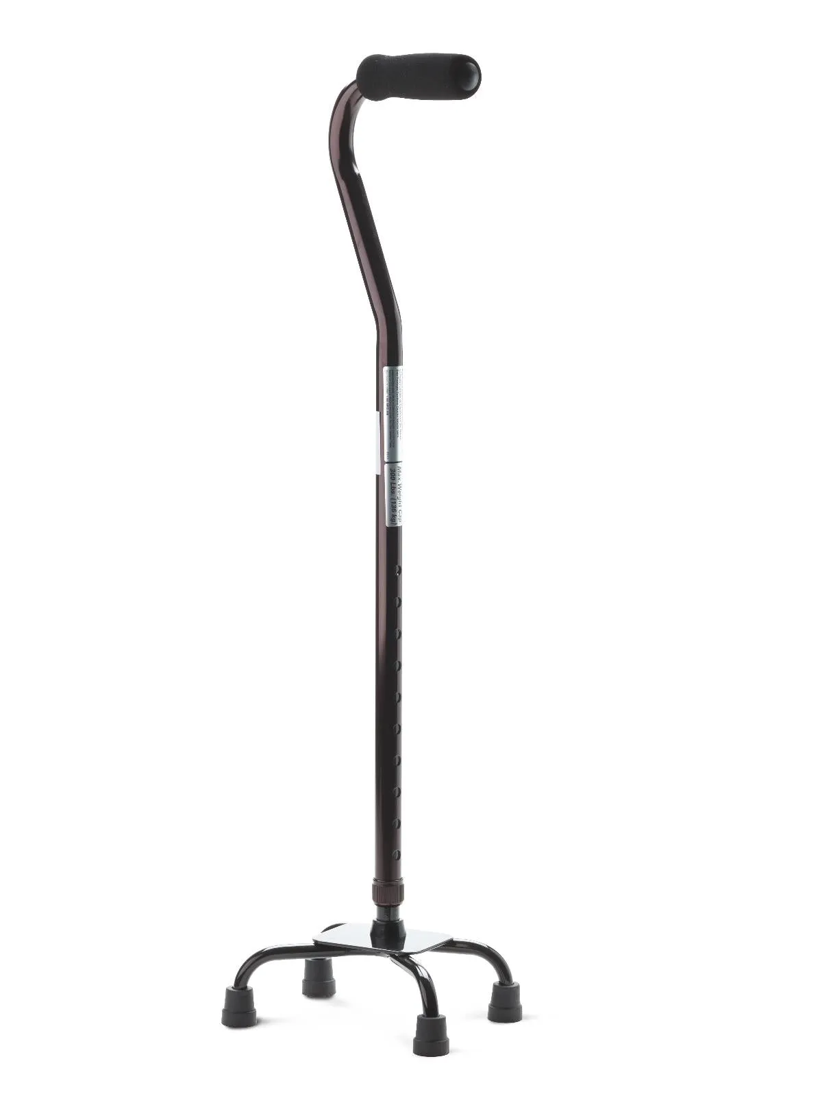 Small Base Quad Cane, Black (Single)