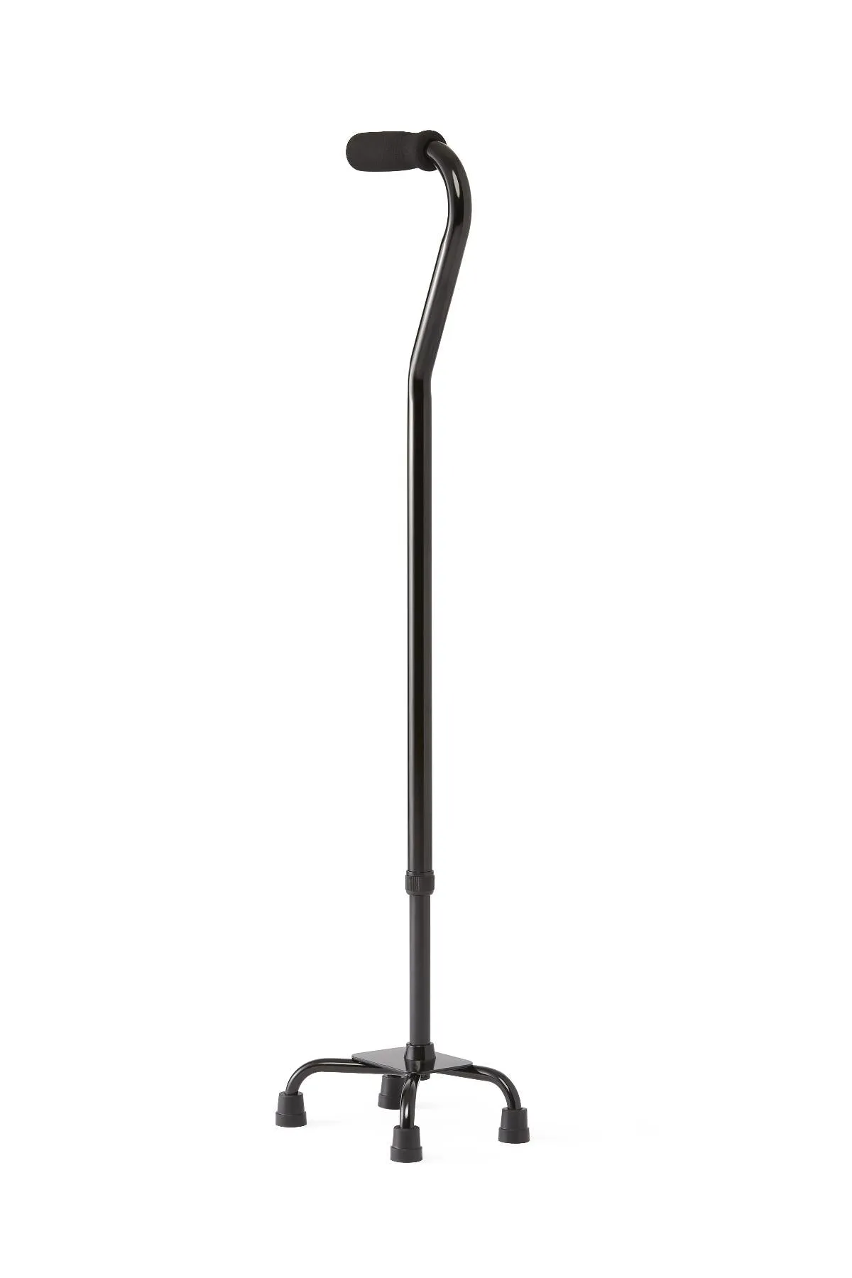 Small Base Quad Cane, Black (Single)