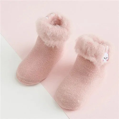 Socks for Toddlers with 3D Embroidery