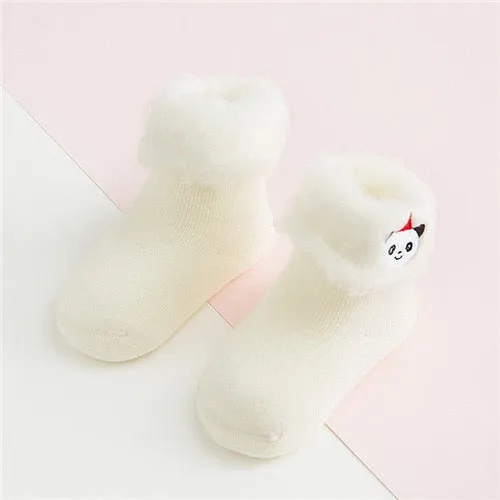 Socks for Toddlers with 3D Embroidery