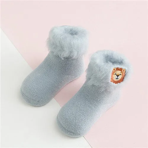 Socks for Toddlers with 3D Embroidery