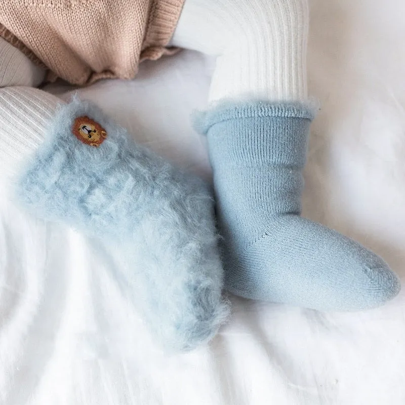 Socks for Toddlers with 3D Embroidery