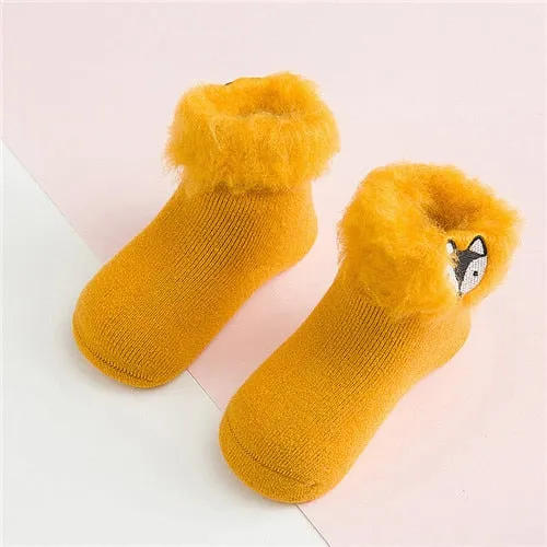 Socks for Toddlers with 3D Embroidery