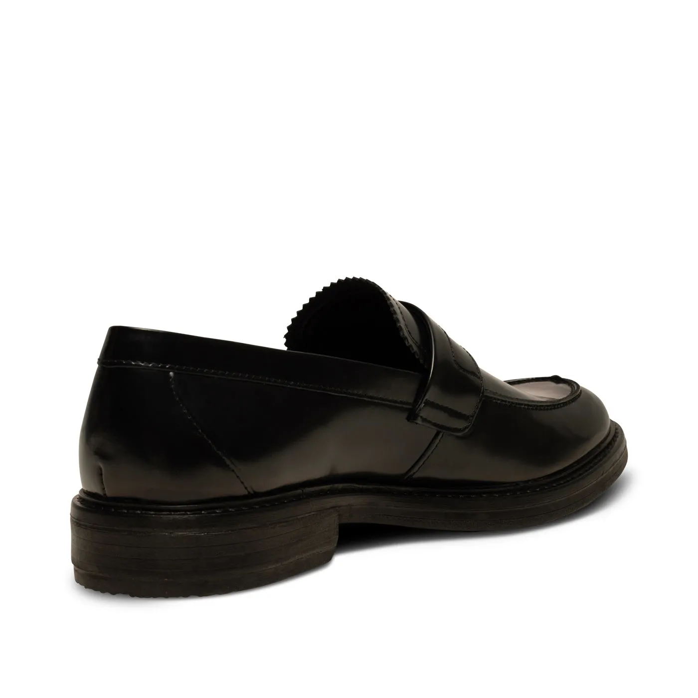 Stanley Polished Black Leather Loafers - Luxurious and Comfortable