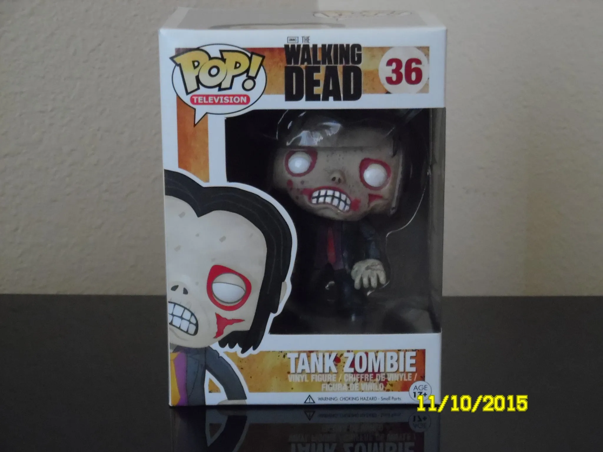 The Walking Dead Tank Zombie  #36  Retired TV Series 2 / Only 2 available. Order now!